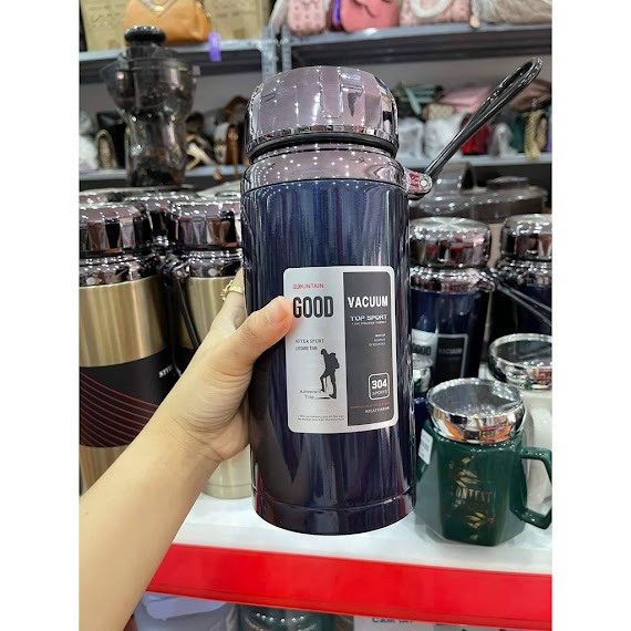 Bình Giữ Nhiệt Inox 1500Ml Cao Cấp Giữ Nhiệt Nóng Lạnh Trên 20H