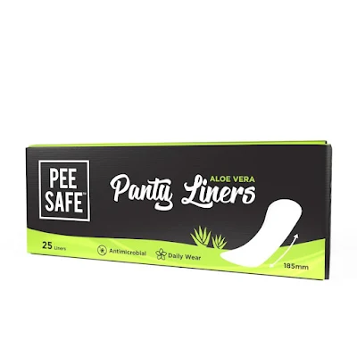 PEESAFE Aloe Vera Panty Liners For Women - 25 pc
