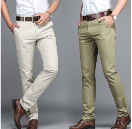 Straight men's trousers