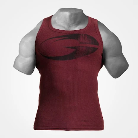 Original Ribbed Tank Maroon - xl