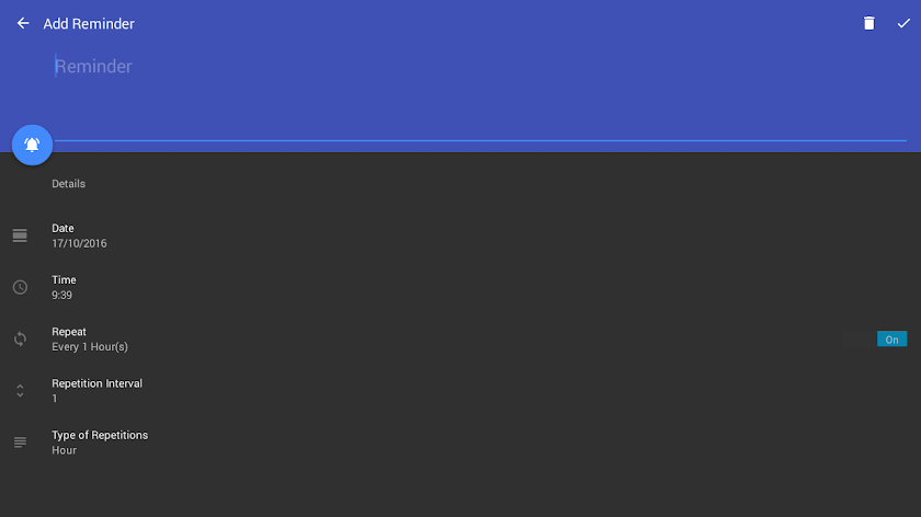Reminder Pro Screen 1