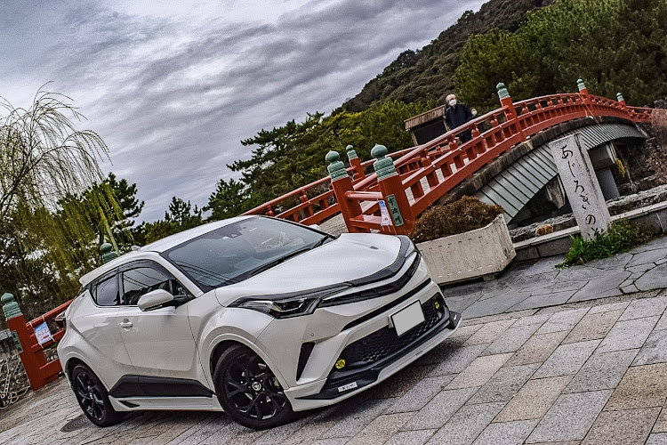 C-HRの𝓣𝓮𝓪𝓶'𝓼 𝓛𝓸𝔀𝓰𝓾𝓷・アヒル隊・京都ドッキリコラボ・今年は開花が早いです🌸に関するカスタム事例の投稿画像12枚目