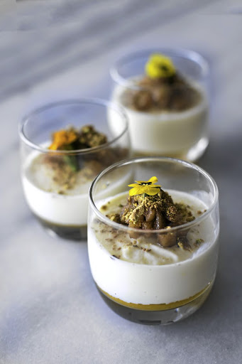 Mouhalabieh (Lebanese milk pudding).