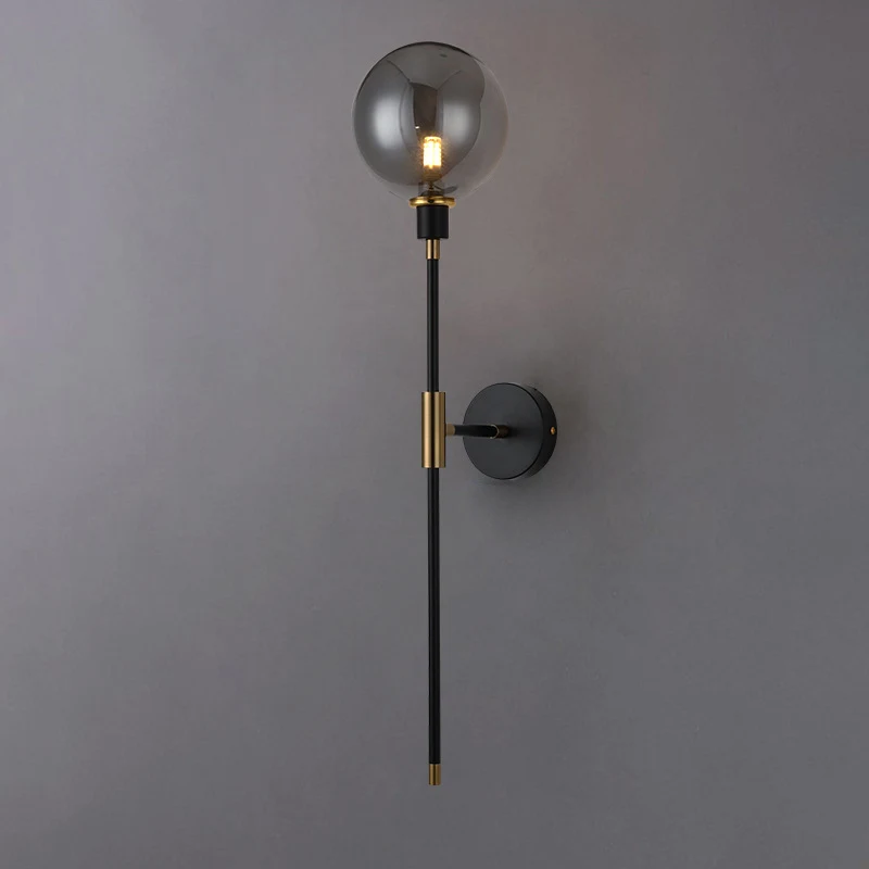 Modern Minimalist Model Room Nordic Aisle Corridor Magic Bean Glass Wall Lamp