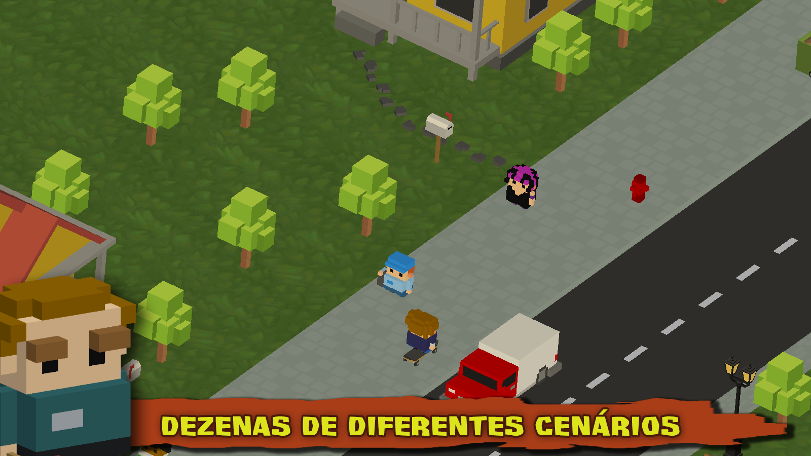   Skate Paperboy: captura de tela 