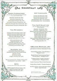 Chantilly menu 7