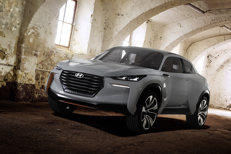 The Hyundai Nexo is powered by a hydrogen fuel cell.