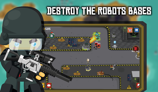 Tower Defense - Humans vs Robots