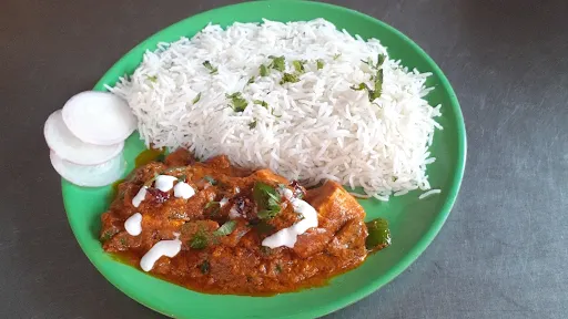 Kadai Paneer With Rice