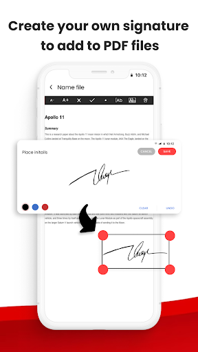 Screenshot Fill & Sign PDF Form Signature