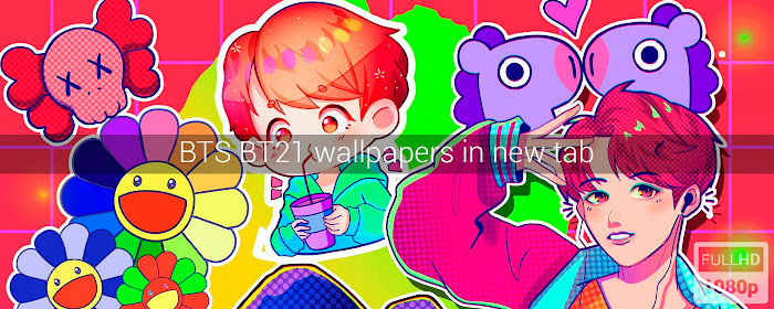 BTS BT21 Wallpapers New Tab marquee promo image