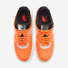 air force 1 ‘07 lv8 total orange / black / metallic silver