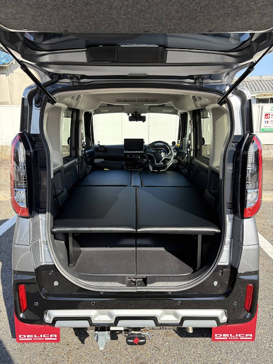 デリカミニのベッドキット・フルフラット・車中泊・キャンプ仕様・間デリ32に関するカスタム事例の投稿画像3枚目