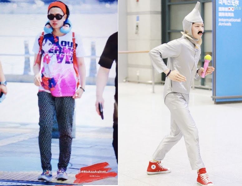 14 Times Idols Didn T Give A Damn About Airport Fashion Koreaboo