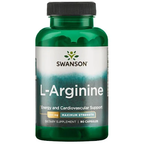 Swanson L-Arginine Maximum Strength, 90 caps