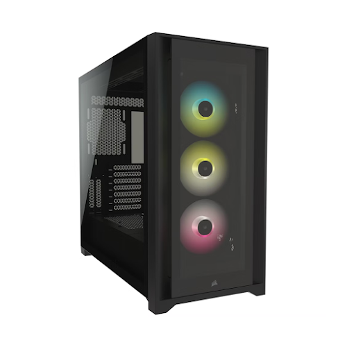 Vỏ máy tính/ Case Corsair iCUE 5000X RGB TG Black (CC-9011212-WW)