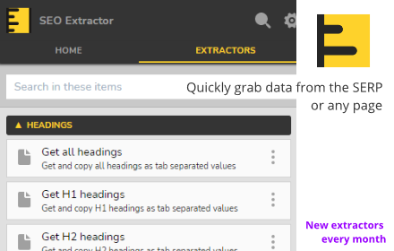 SEO Extractor small promo image