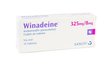 Winadeine Acetaminofén + Fosfato de Codeina 325mg/8mg Sanofi Caja x 10 Tabletas  