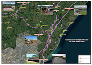 A GIS image indicates the extent and location of stretches of roads that have restricted access to the iLembe District from the south, affecting local economic activity, trade, passenger and freight transport. The damage has also led to several accidents. The April floods rendered three economic arteries in the district, the M4, R102 and R103, impassable, while the N2 remains restricted. This led to the suspension of toll fees at the N2 oThongati and uMvoti toll plazas.