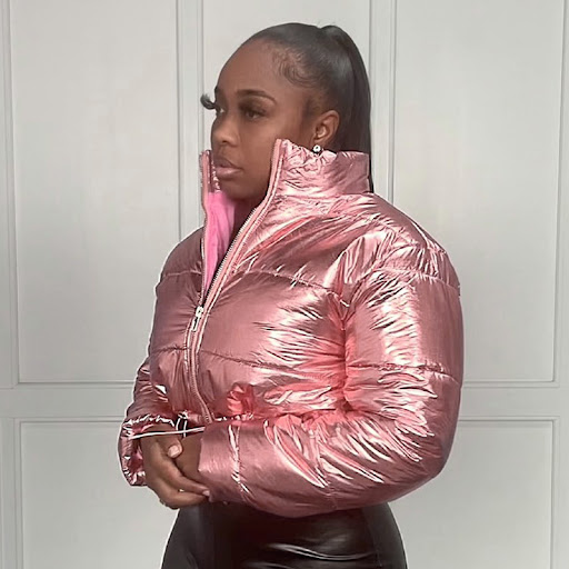 Title 11, Womens Fashion Shiny Surface Bread Coat Down C...
