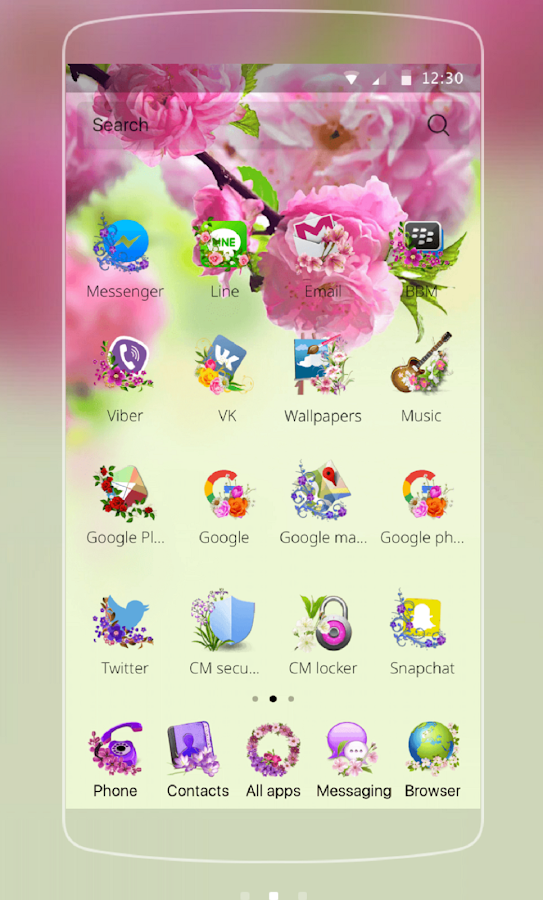   Spring Flowers Theme