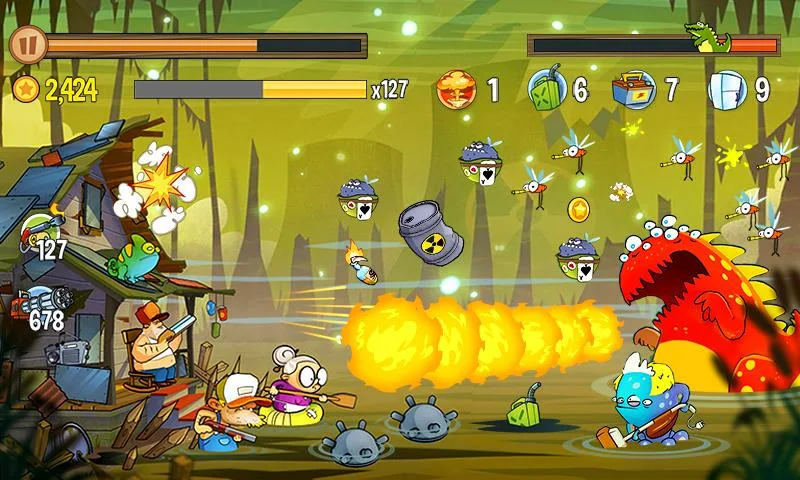    Swamp Attack- screenshot  