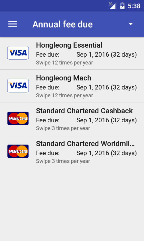    Credit Card Manager Pro- screenshot  