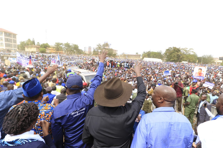 DAP rally in Bungoma.