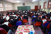 Grade 5  pupils at Lukholweni Primary School Orlando East, Soweto. 