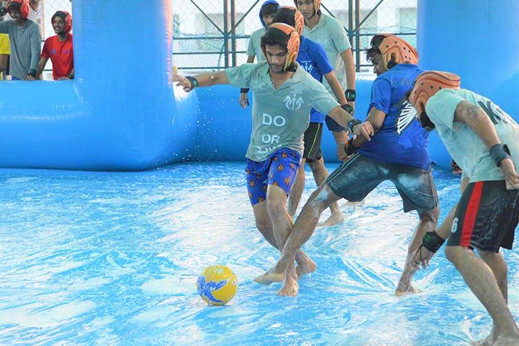 soap football in saket delhi_image