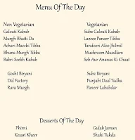 The Great Kabab Factory menu 1