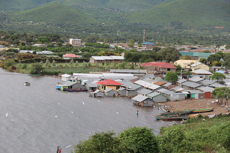 The Sindo town market in Suba South constituency where a woman was hacked to death.