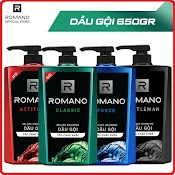 Dầu Gội Romano Hương Nước Hoa Cho Tóc Chắc Khỏe 650Gr