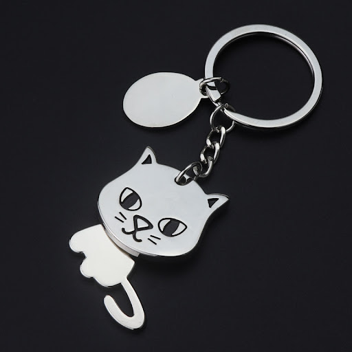 Title 2, Cute shaking head cat pendant auto accessories,...
