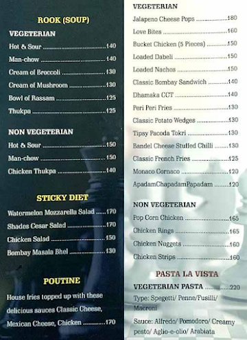 Shatranj Cafe And Lounge menu 