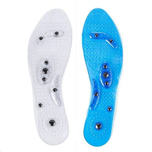 Title 1, Transparent magnetic therapy insoles with 8 mag...