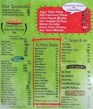 Mohan Ji Poori Wale menu 1