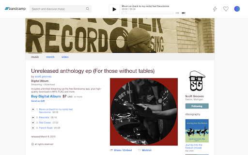 Bandcamp Fixed Player