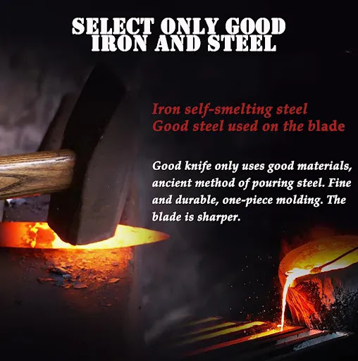Title 1, Coltello da cucina spazzolato a martello