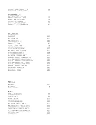 Hotel Sree Abhirami menu 4