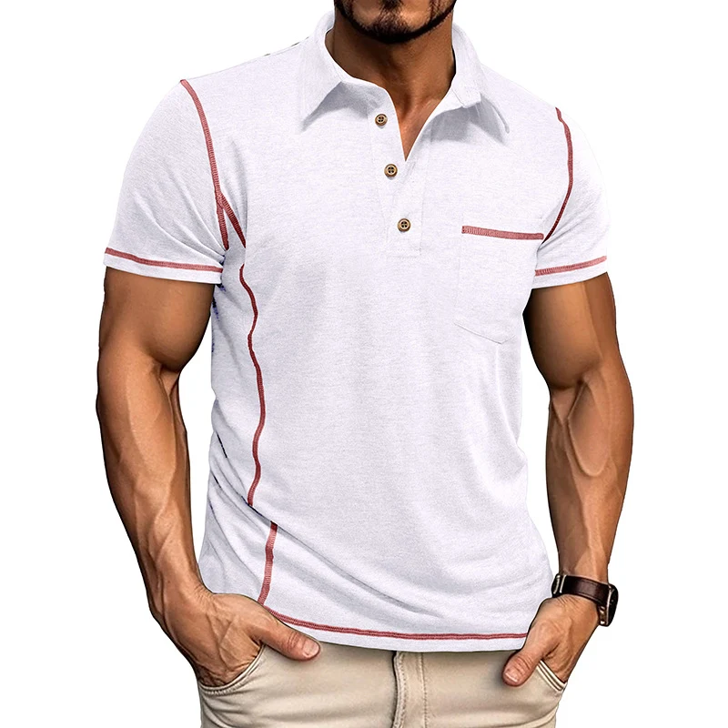 Camiseta personalizada de solapa de manga corta Crea tu propia camiseta única y a medida para expresar tu estilo personal con facilidad.