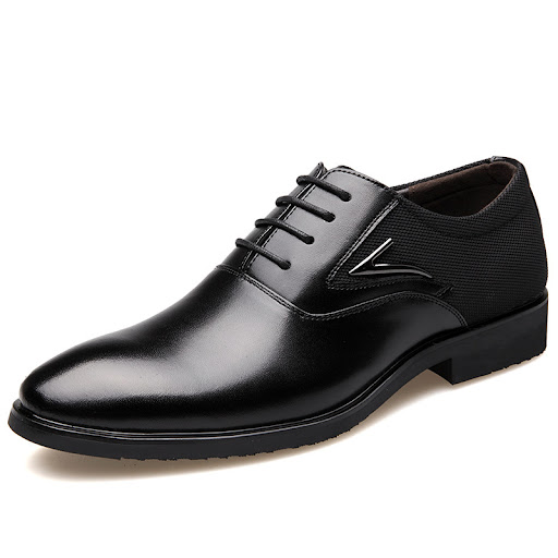 Title 6, Pointed Toe Mens Business Formal Breathable Le...