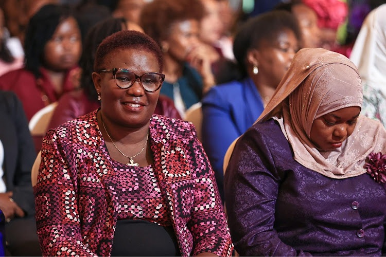 Meru Governor Kawira Mwangaza during the launch of the G7 Women Governors Caucus strategy at Safari Park, on March 7, 2024