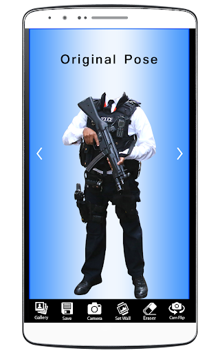 Police Uniform Men Photo Maker