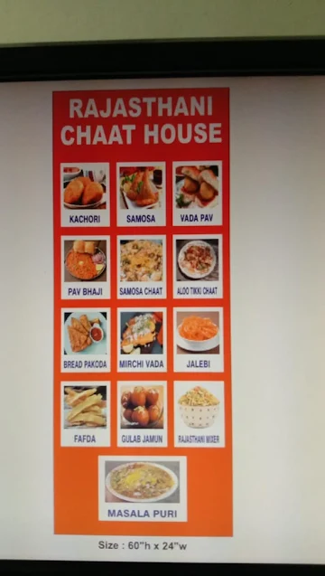 Rajasthani Chaat House menu 