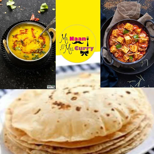 2 Tawa Roti + Kadhai Paneer + Dal Tadka