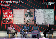 Jennifer Platt in conversation with fiction finalists Yewande Omotoso, Siphiwe Gloria Ndlovu and CA Davids.