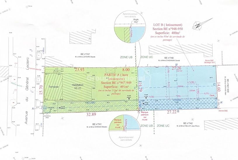  Vente Terrain à bâtir - 400m² à Herblay (95220) 