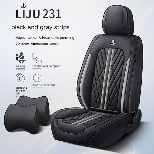 Title 3, Five-seat Car Seat Cushion Leather All-inclusiv...