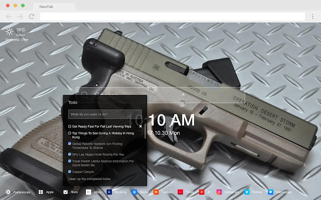 Guns Popular weapons HD New Tabs Themes